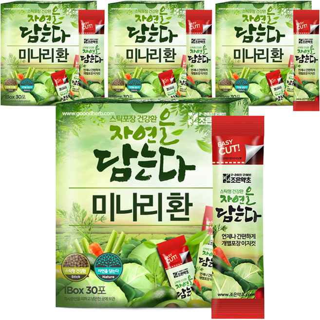 조은약초 미나리환 스틱, 90g, 4개