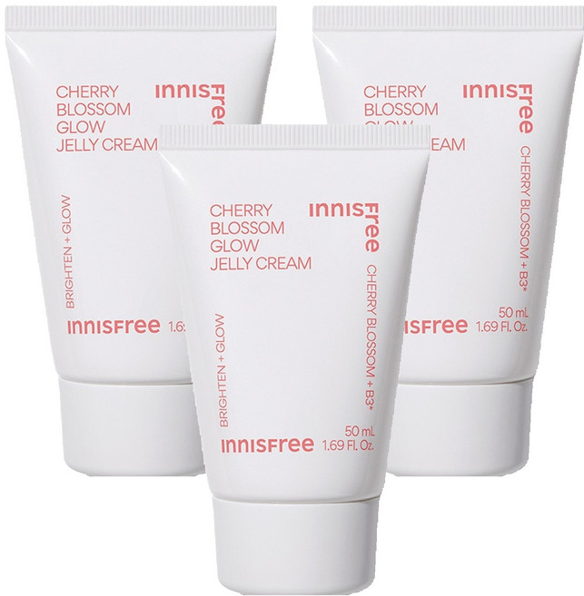 [비건뷰티] 이니스프리 New 왕벚꽃 글로우 젤리 크림, 50ml, 3개