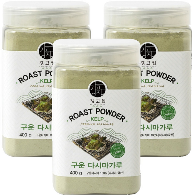 강고집 구운 다시마가루, 400g, 3개