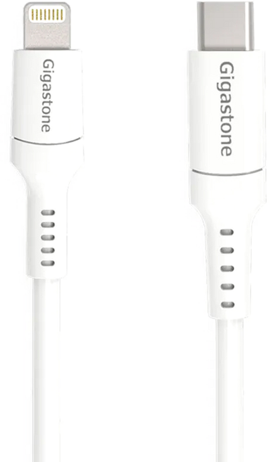 GIGASTONE 立達 Type C to Lightning 30w 蘋果快充線 CL-7600W, 1.5m, White, 1條