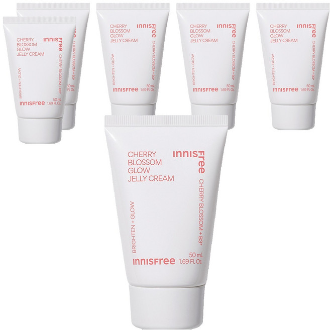 [비건뷰티] 이니스프리 New 왕벚꽃 글로우 젤리 크림, 50ml, 6개