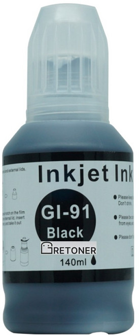 캐논 GI-91BK 호환 무한 리필 잉크, 검정, 1개