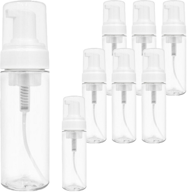 소낙소낙 깔끔보관 거품 용기 150ml, 투명, 8개