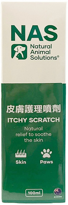 Natural Animal Solutions 天然草本 皮膚修護噴劑, 1盒, 100ml, 皮膚/毛髮
