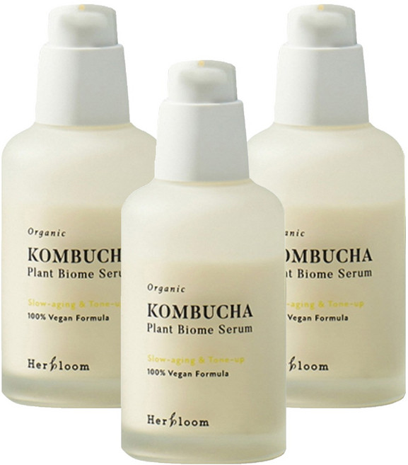 [비건뷰티] 허블룸 유기농 콤부차 플랜트바이옴 세럼, 50ml, 3개
