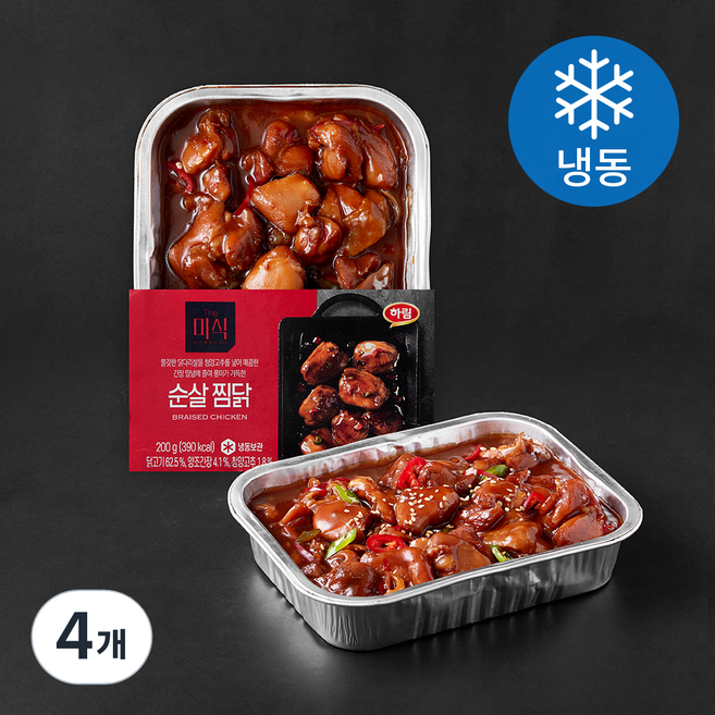 더미식 순살찜닭 (냉동), 200g, 4개