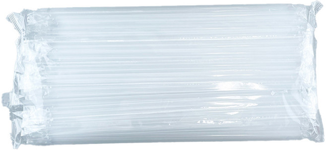 일자빨대 투명 7mm x 28cm, 100개입, 1개
