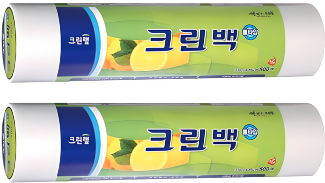크린랩 롤백 35cm x 45cm, 특대(XL), 500개입, 2개