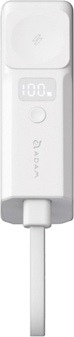 ADAM elements 亞果元素 5合1口袋型行動電源 5000mAh, 白色, VIONTA P5 Pro