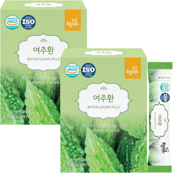 토종마을 여주환 30p, 2개, 90g