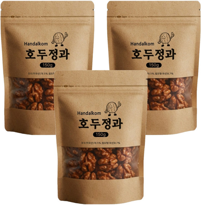 한달콤 호두정과, 150g, 3개
