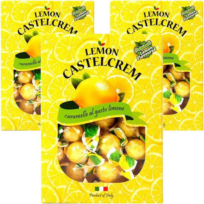 카스텔크렘 레몬캔디, 3개, 250g