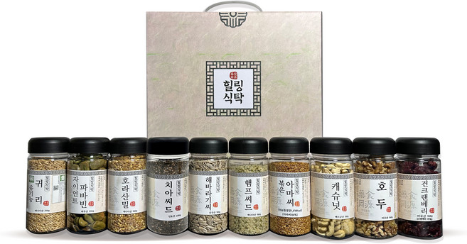 힐링식탁 건강채움 10종 선물세트 3호, 1세트