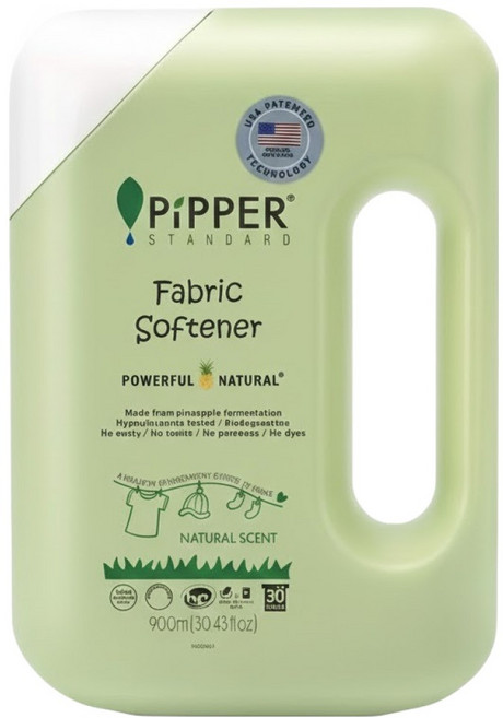 PiPPER STANDARD 沛柏 Fabric Softener 鳳梨酵素柔軟精 天然, 900ml, 1瓶