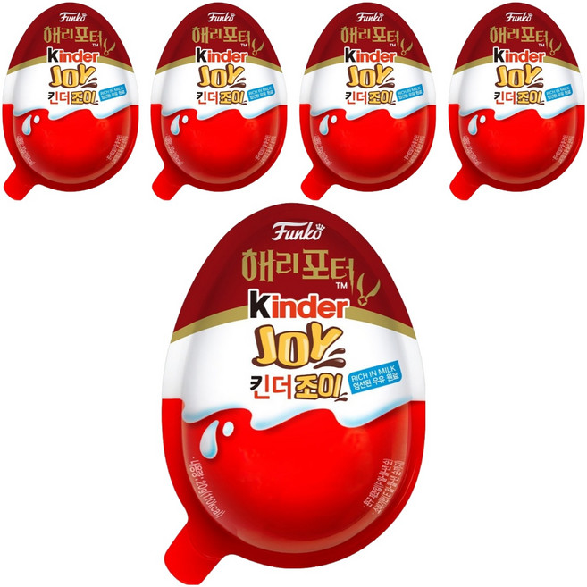 킨더 조이 초콜릿 핑크, 20g, 5개