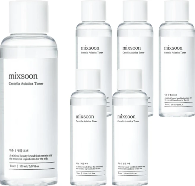 [비건뷰티] 믹순 병풀 토너, 6개, 150ml - 쿠팡
