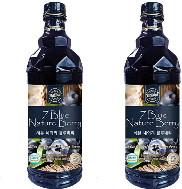 조은약초 세븐 블루베리청, 900ml, 2개