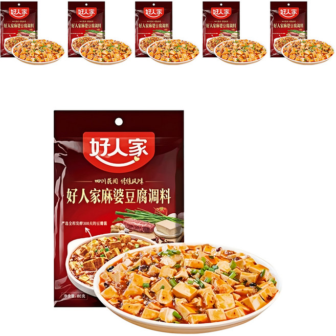 호인가 마파두부 소스, 80g, 6개