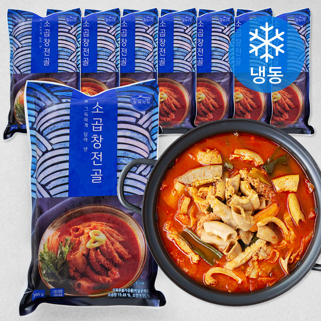 청와식탁 소곱창 전골 (냉동), 8개, 700g