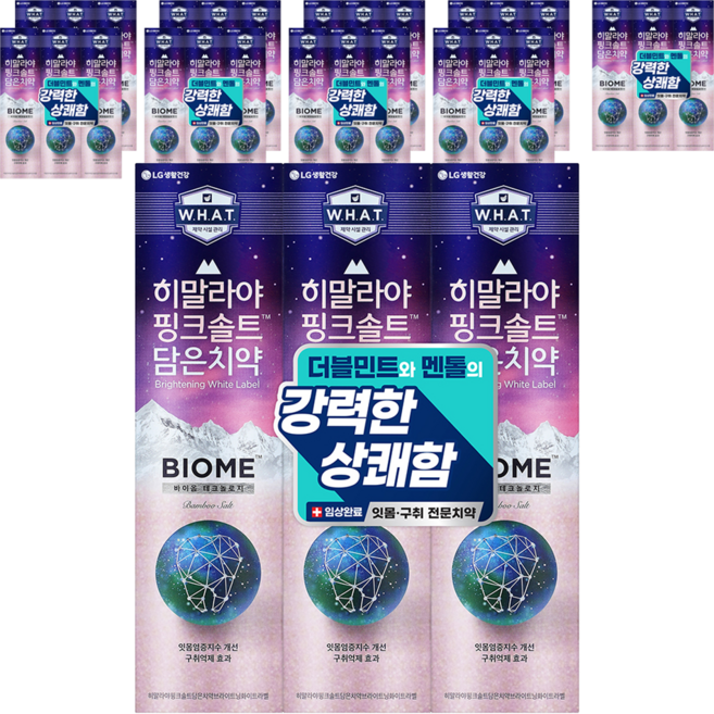 히말라야핑크솔트 담은 바이옴 잇몸 구취전문 치약, 160g, 30개