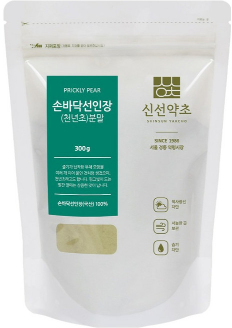 신선약초 천년초줄기가루, 1개, 300g