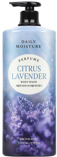 온더바디 데일리 모이스처 퍼퓸 바디워시 시트러스 라벤더향, 1.1L, 1개