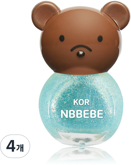 Nbbebe 兒童用指甲油, 閃亮的天空, 4個