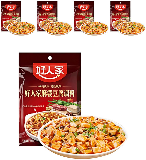 호인가 마파두부 소스, 80g, 5개