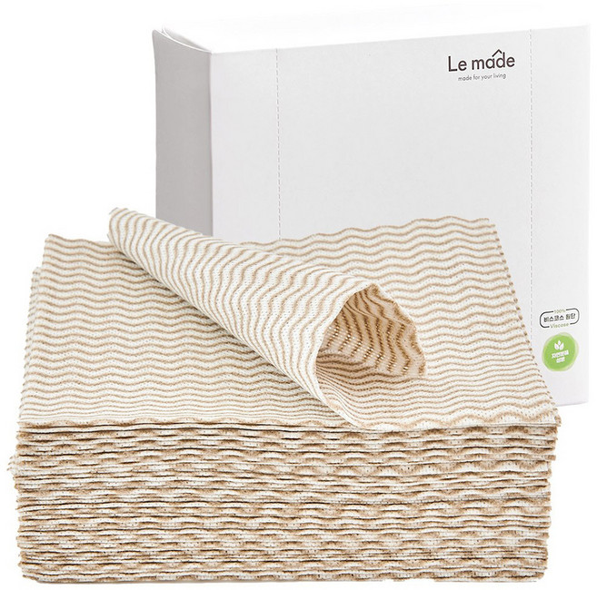 르메이드 빨아쓰는 비스코스 데일리 행주타월, 1세트, 50개