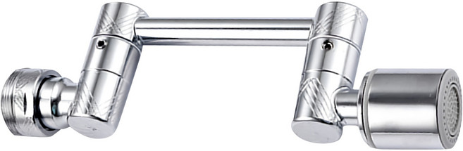 WIDE VIEW 1080度萬向不鏽鋼機械臂水龍頭 U00057P 186g, 1個