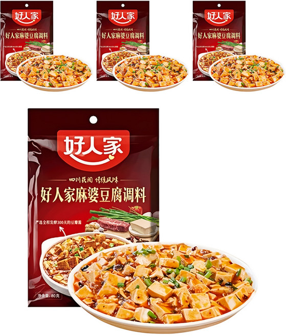 호인가 마파두부 소스, 80g, 4개