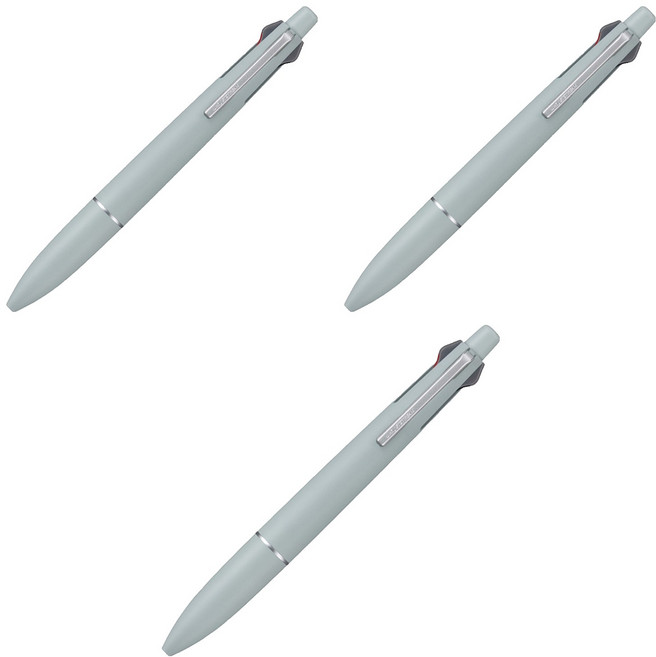 Uni 三菱 JETSTREAM 輕觸感墨水多功能筆 MSXE-LS 0.5mm, 3個, 薄霧藍