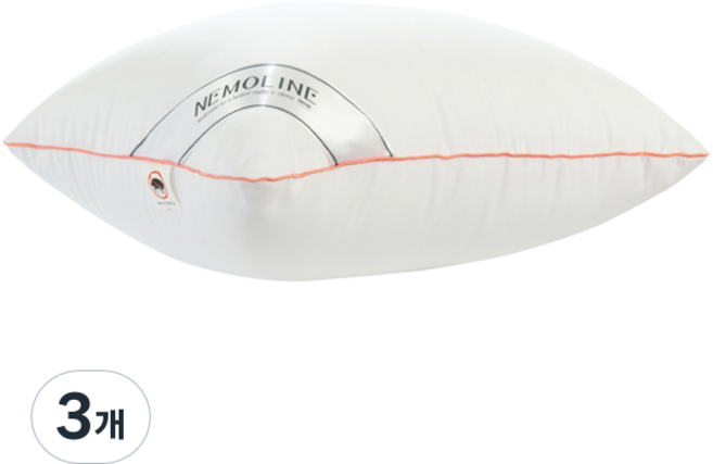 네모라인 고급형 다운필 베개솜, 화이트, 3개