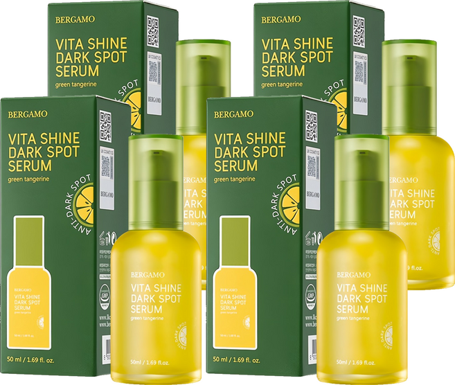 [비건뷰티] 베르가모 청귤 비타샤인 잡티 세럼, 50ml, 4개