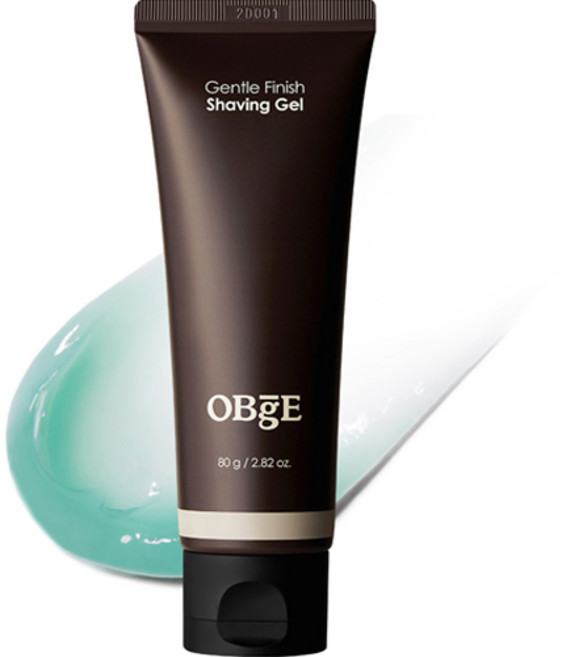 OBge 젠틀 피니쉬 쉐이빙젤, 80g, 1개