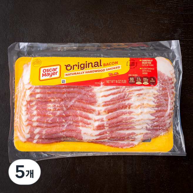 오스카마이어 베이컨 오리지널, 453g, 5개