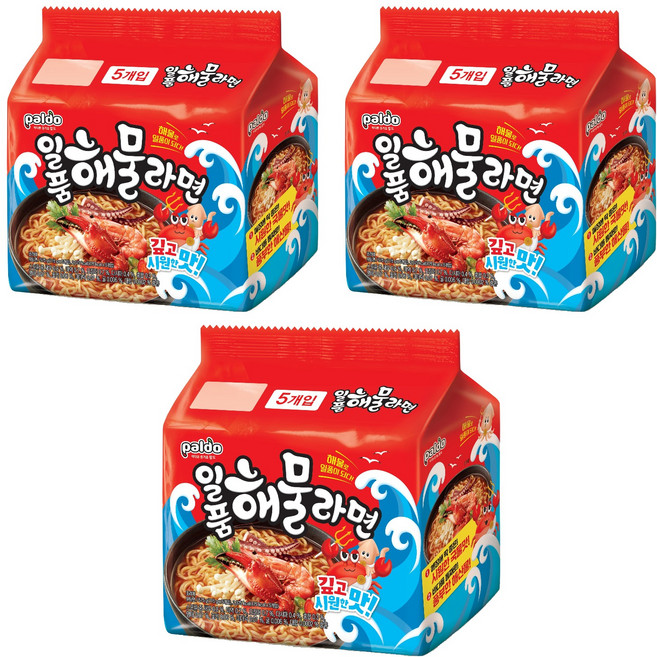 paldo 八道 一品 御膳石鍋海鮮湯麵 115g, 15包