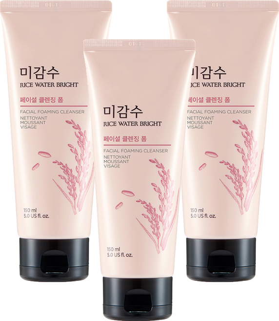 더페이스샵 미감수 브라이트 페이셜 클렌징 폼, 150ml, 3개