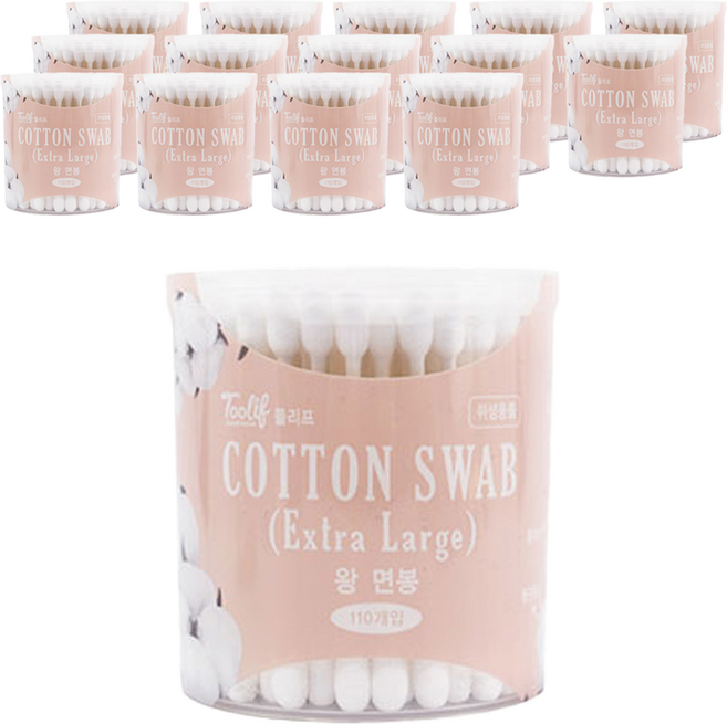 툴리프 엑스트라 라지 왕면봉, 110개입, 15개