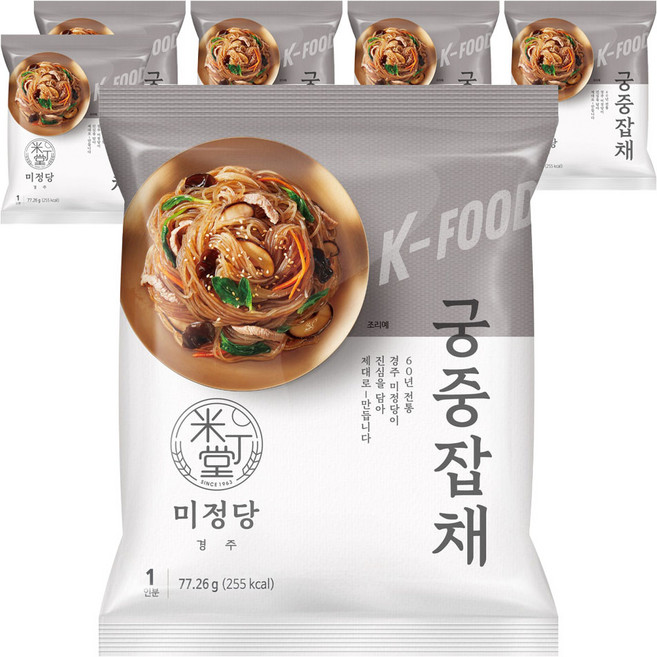 미정당 궁중잡채 77.26g, 6개
