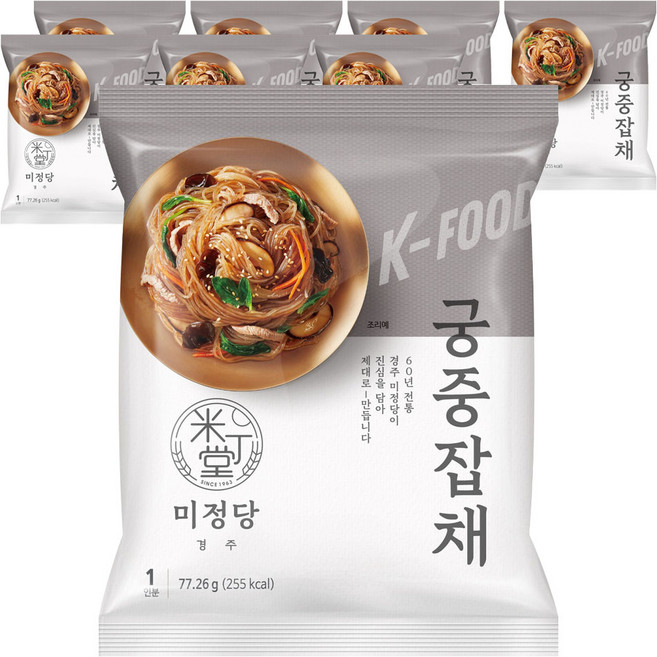 미정당 궁중잡채 77.26g, 8개