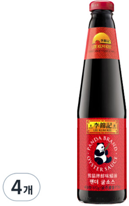 이금기 팬더 굴 소스, 510g, 4개