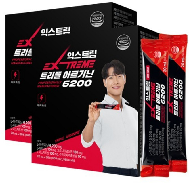 익스트림 트리플 아르기닌 6200, 600ml, 2개