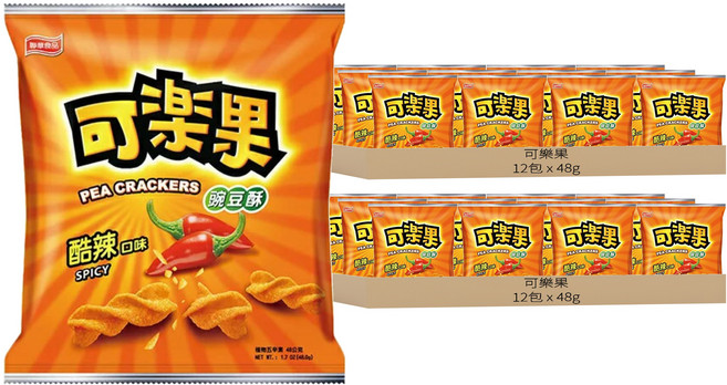 可樂果 酷辣口味, 48g, 24包