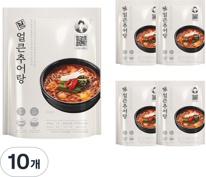 남가네설악추어탕 얼큰이 추어탕, 450g, 10개