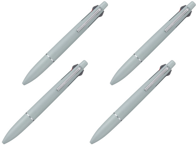 Uni 三菱 JETSTREAM 輕觸感墨水多功能筆 MSXE-LS 0.5mm, 4個, 薄霧藍