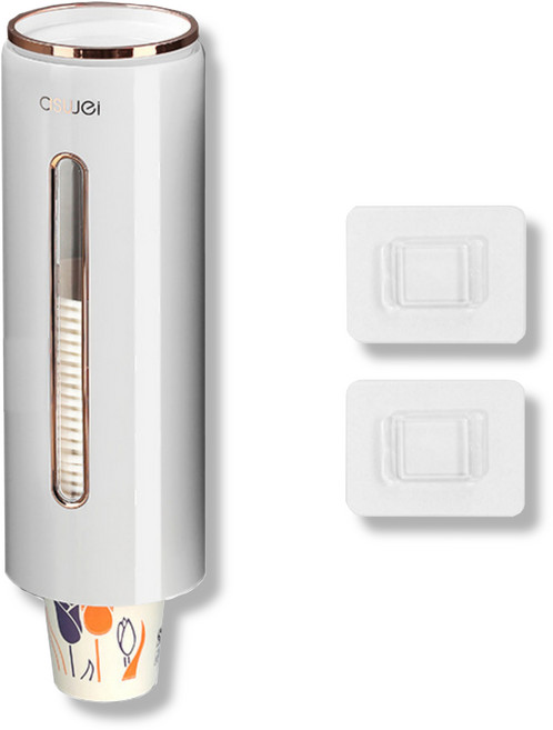 아스웨이 The해피앤 럭셔리 종이컵 디스펜서, 화이트, 1개