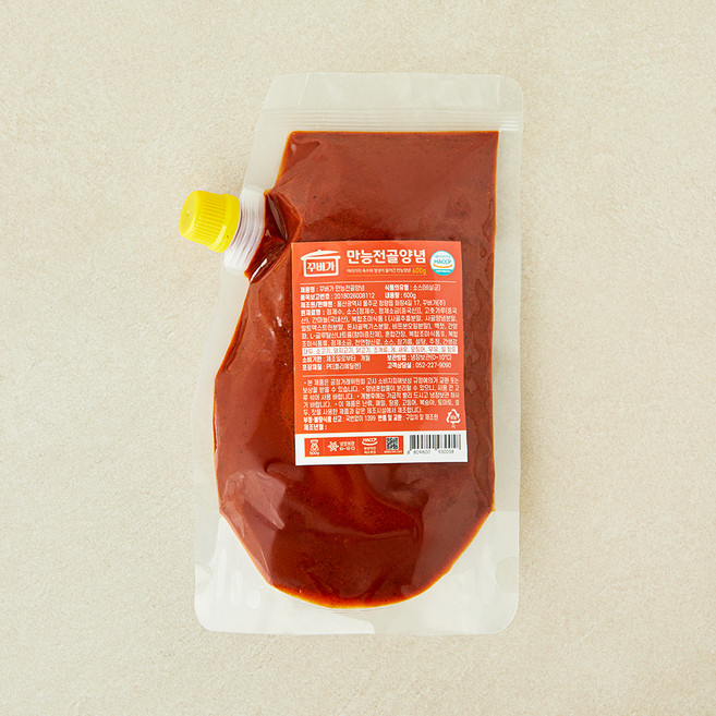 꾸버가 만능전골양념, 600g, 1개