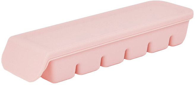 Firgi 雙重密封副食品分裝盒 12格, 淡粉色, 1個, 240ml