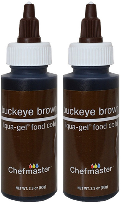 셰프마스터 리쿠아젤 식용색소 버크아이브라운, 65g, 2개